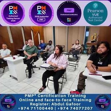 PMP® Certification Training 2026 | Project Management Course (Live Online + Doha Classroom)