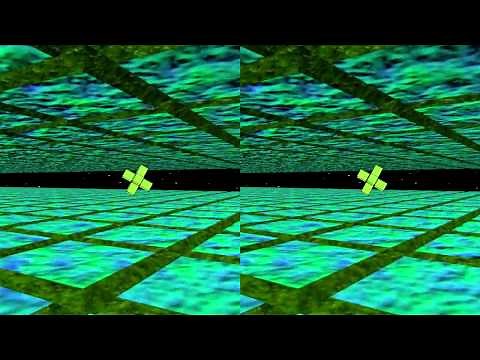 Split-Screen 3D Space Journey