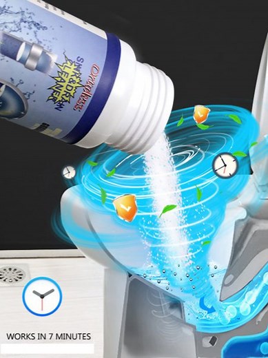 Effective Drain Cleaner Powder for Unclogging Toilets & Sinks