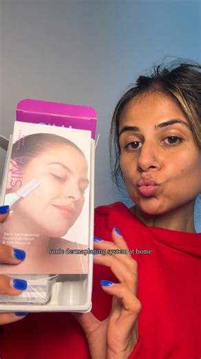 Sonic dermaplaning system at home // using @spasciences ♥️ #dermaplaning #spaathome #skinwellness | Skrxhealth