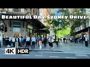 CITY ROUTE Beautiful Sydney Drive | 4K HDR 60FPS POV | Circular Quay → Haymarket → Strathfield