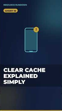 Clear Cache Explained #tech #resourcerundown