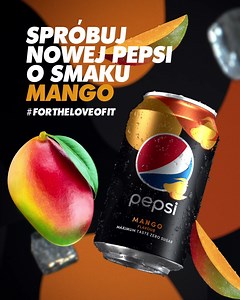 Spróbuj nowej Pepsi Mango! 🧡 Pójdź w tango z naszym mango! 💃 | Pepsi