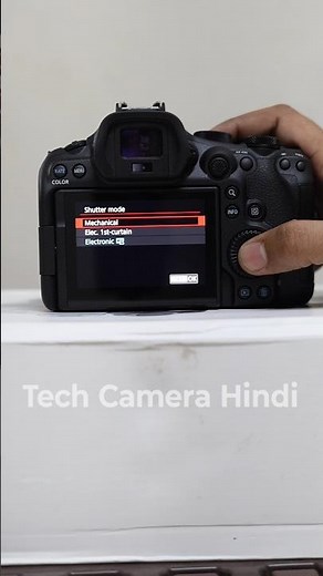 Canon R6 mark III Shutter Mode #short #r6iii