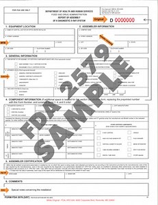 FDA 2579 Form: What It Is and Where to Get It | Block Imaging