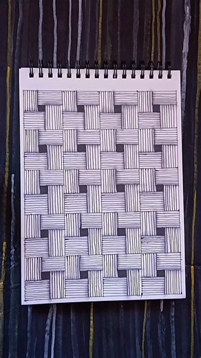 Simple Zentangle Pattern for Beginners.