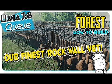 The Forest | How To Build The Best Defensive Wall |