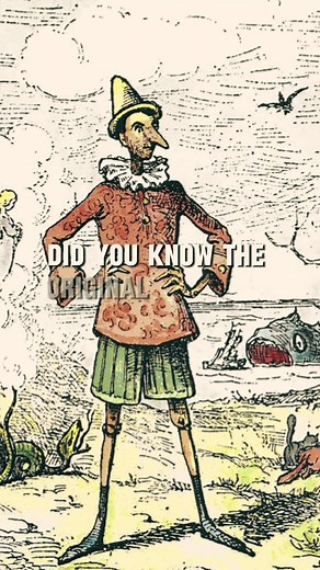 📚The Original Pinnochio Story🤔 #pinnochio #classicliterature #didyouknow #thestoryarchive