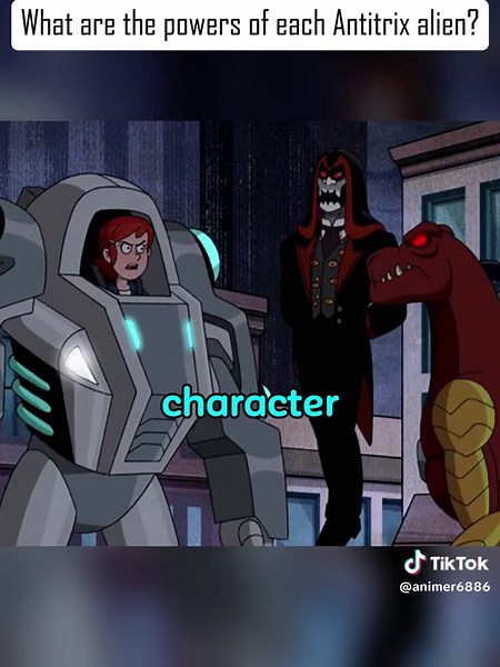 What are the powers of each Antitrix alien? #ben10herotime #omnitrix #carnitrix #cartoon #animation p2