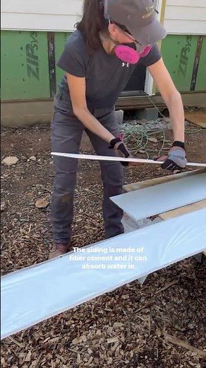 Installing our own fiber cement siding! #selfbuild