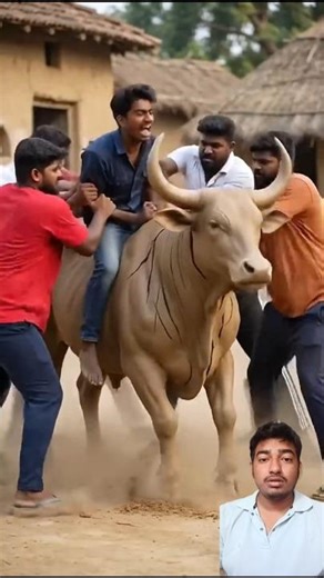 I Made a Cow Statue Using Palm Leaves 🐄🌿 #ai​ #cow​