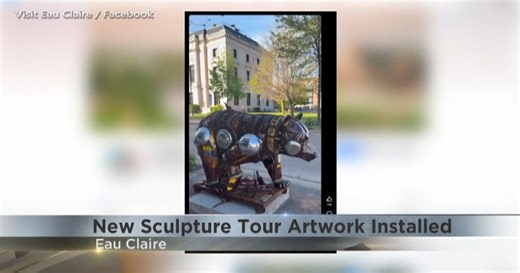 New sculpture tour artwork installed across Eau Claire