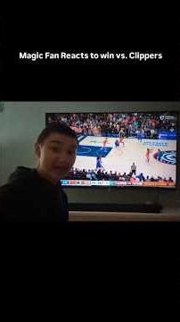 Magic Fan Reacts to Insane Ending win vs. Clippers! #nba #magic #clippers #basketball