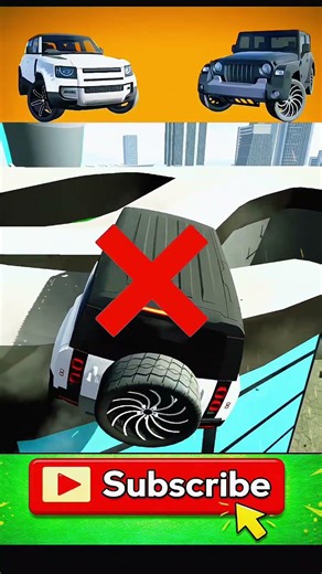 Franklin 💀 car 🚗 jumping challenge in Indian Bike 3D 😱 #indianbikedriving3d #gta #challenge #shorts