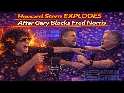 Howard Stern EXPLODES After Gary Blocks Fred Norris🗣🔥 - Show Howard Stern TV