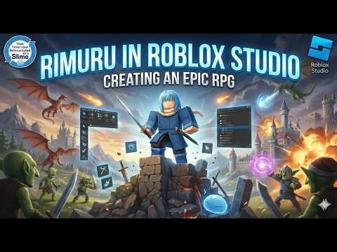 REINCARNATED AS A SLIME in Roblox Studio! 💧 Building an Anime RPG (Part 1)