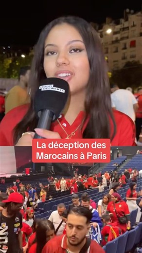 Moroccan disappointment in Paris after France vs. Morocco