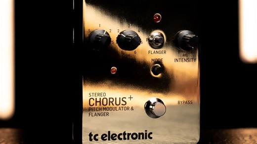 TC Electronic drops some bright ’n’ shiny 45th anniversary bling for your pedalboard with the SCF GOLD SE