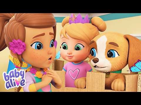 Babies get a makeover! 👑 Baby Alive Official 🍼 Funny Cartoons for Kids ✨ Kids Videos 💕