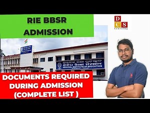 RIE BBSR ADMISSION GUIDANCE|| ALL DOCUMENTS REQUIRED AT THE TIME OF ADMISSION