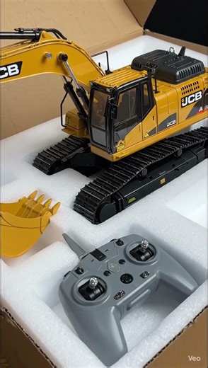 Big RC JCB Excavator Unboxing 😱 | Premium Toy Unboxing | Realistic RC Construction Machine" #shorts