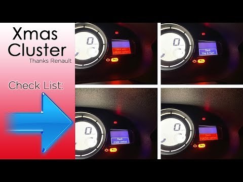 Renault Megane MK3 Check injection system check anti-pollution system fault