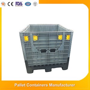 [Hot Item] High Quality HDPE Plastic Pallet Box Large Transport Industry Plastic Shipping Pallet Containers