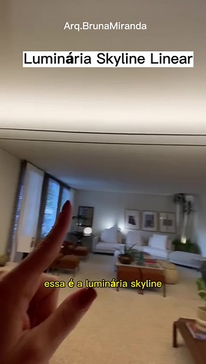 #iluminação Skyline Linear