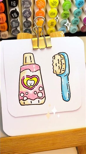 How to draw a Toothbrush #drawing #coloring #art