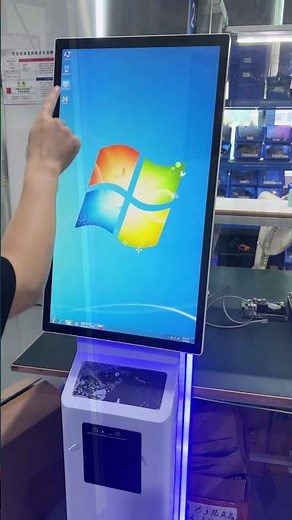 Introducing the Ultimate All-in-One Self-Service Kiosk Complete with Built-in Printer & Windows OS!