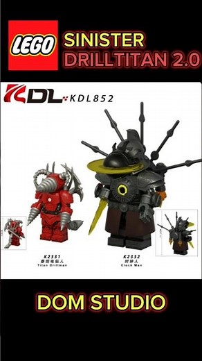 【News】LEGO Skibidi Toilet KDL | DOM STUDIO | Unofficial Minifigures concept and more..."