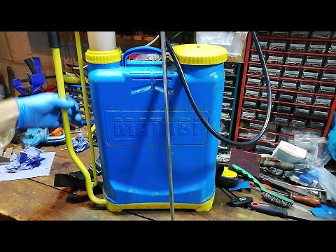 How To Dismantle a Knapsack SPRAYER, MATABI SUPER AGRO 16 Service
