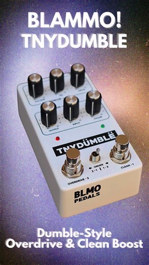 DeathCloud on Instagram: "Small enclosure, big Dumble-style feel. The BLAMMO! TNYDUMBLE is all about touch sensitivity, dynamics, and control. Separate JFET boost and overdrive circuits, an order switch to reshape your gain structure, and smooth asymmetrical MOSFET clipping that responds to every nuance of your playing. This isn’t just a clone, it’s a refined, player-first take on a hard-to-find classic.⁠ ⁠ Which side are you using more: clean boost or overdrive? Let us know in the comments!"
