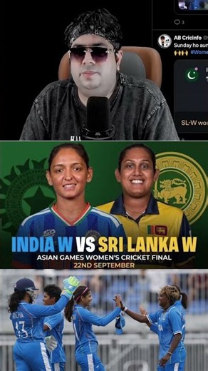 women's Asian game final 2026 India women vs Sri Lanka women #cricket