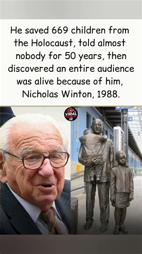 He Kept His Heroism Secret for 50 Years—Until This SurprisingMoment#LegacyOfTheBrave #NicholasWinton
