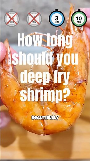 Cooking test ep.78 shrimp how long should you deep fry shrimp? #cooking