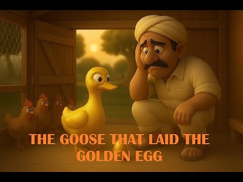 The Goose That Laid the Golden Eggs | The Golden egg Moral Story for Kids| Animated Cartoon |