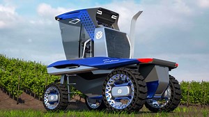 Straddle Tractor Concept : l'engin agricole signé Pininfarina