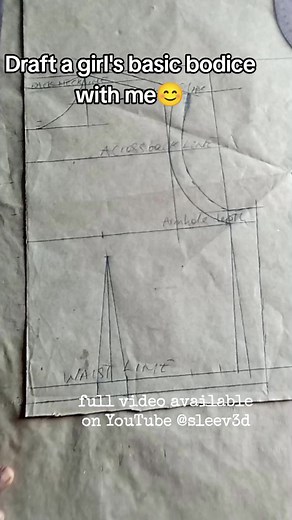 Drafting a Basic Bodice for Ball Gown Tutorial