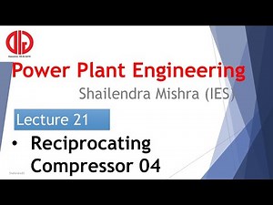 Power Plant Engineering 21 | Reciprocating Compressor | Free Air Delivery | Dimensions of Cylinder
