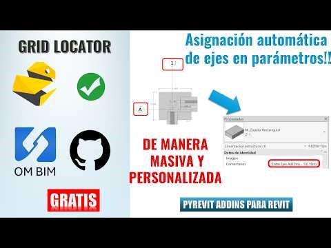 Detecta Ejes Automáticamente en Revit con Python | Add-in PyRevit #8
