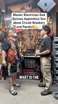 Electrician Dad gives his Son a Quiz on Circuit Breaker Capacities and Panels, Thoughts?