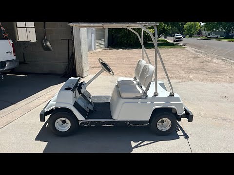 Yamaha G1 golf cart DIY canopy / top