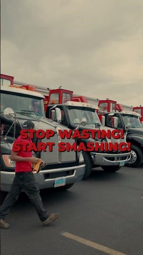 Compact waste up to 70% with Smash Trucks – save space and cut hauling costs #wastemanagement