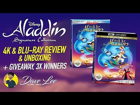 ALADDIN: DISNEY SIGNATURE COLLECTION 4K & Blu-ray Review & Unboxing + GIVEAWAY!