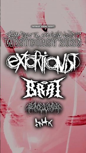 EXTORTIONIST LIVE IN LOS ANGELES with ‪@brat_band‬ ‪@fr3akdotnet‬ ‪@BlindEquation‬ 6/5 #deathcore #metal