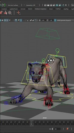 Creating a Quadruped Rig for Production with Paween Sarachan #gnomonworkshop #maya #rigging