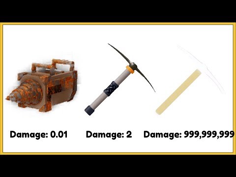 All Pickaxes Stats and Value - Refinery Caves