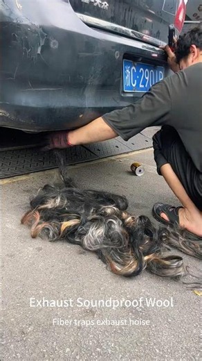 🚗🧶What’s Inside A Car Muffler