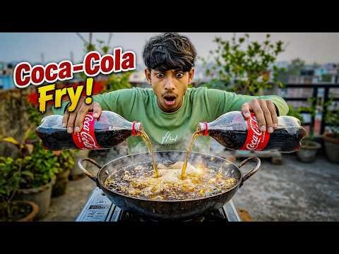 Tried Making Coca-Cola Fry! 🥤🔥 (Deep Fried Coke Recipe)